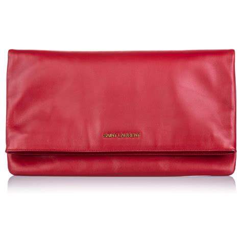 yves saint laurent pochette rouge|ysl yst laurent.